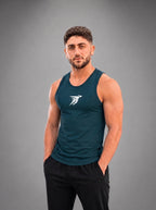 D I R I X Tank-Top/petrolum