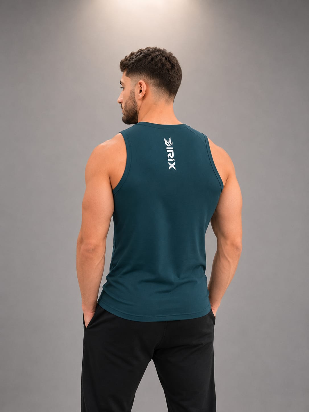 D I R I X Tank-Top/petrolum